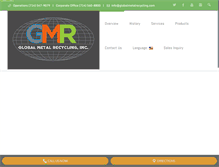 Tablet Screenshot of globalmetalrecycling.com